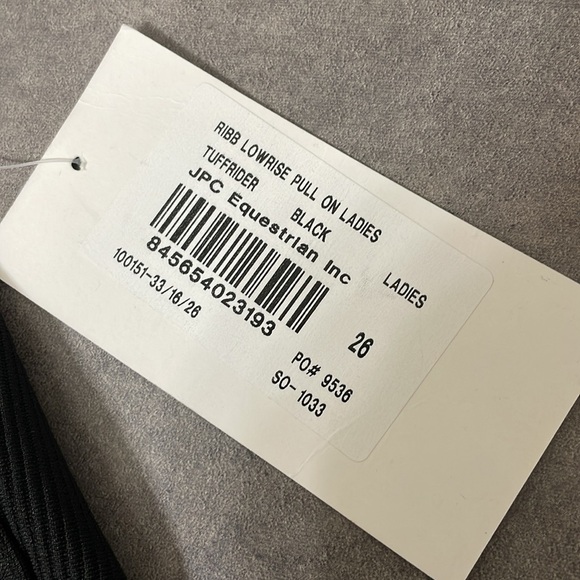 TUFFRIDER Equestrian RIBB LOWRISE PULL ON Pant size size 26 - Picture 3 of 10